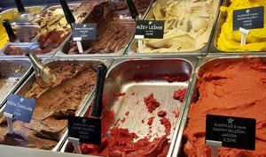 Vegan ice cream (2,50€).

Photo by: Irena Č. on Facebook at Zvezda's Ice Cream in Ljubljana