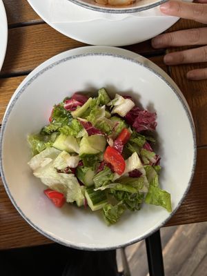 Fresh mixed salad  at Restaurace V Ruthardce in Kutna Hora