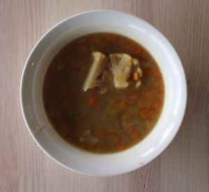 vegan Broccoli Soup at Ukrop in Kyiv