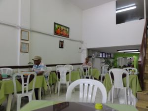 inside at Punto Verde in Cali