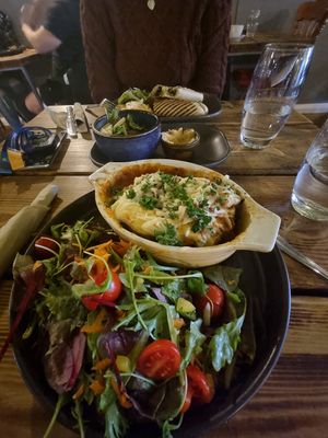 The signature lasagne - fantastic! at Super Natural Newcastle in Newcastle Upon Tyne