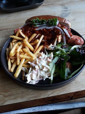 South California Chillie Dog. at Super Natural Newcastle in Newcastle Upon Tyne