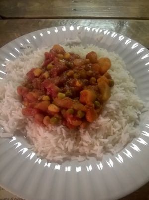 Red Thai curry at Super Natural Newcastle in Newcastle Upon Tyne