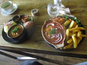 Curry and Lasagne at Super Natural Newcastle in Newcastle Upon Tyne