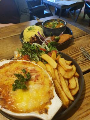 Vegan lunch all round! at Super Natural Newcastle in Newcastle Upon Tyne