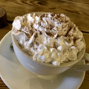 Hot chocolate   at Super Natural Newcastle in Newcastle Upon Tyne