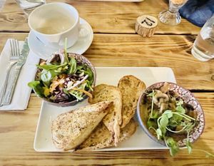 Mushrooms ‘on’ toast   at Super Natural Newcastle in Newcastle Upon Tyne
