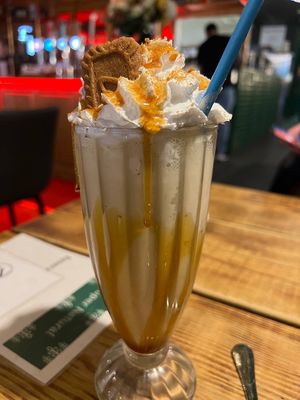 Biscoff Milkshake at Super Natural Newcastle in Newcastle Upon Tyne
