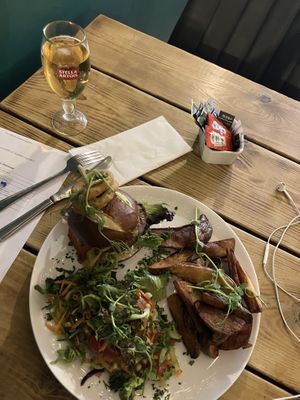 Burger  at Super Natural Newcastle in Newcastle Upon Tyne