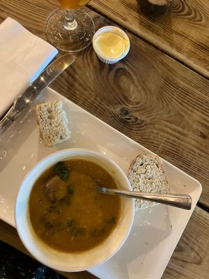 Soup of the day  at Super Natural Newcastle in Newcastle Upon Tyne