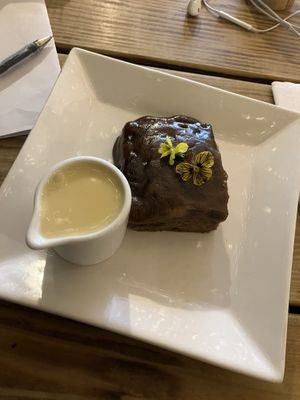 Sticky toffee pudding  at Super Natural Newcastle in Newcastle Upon Tyne