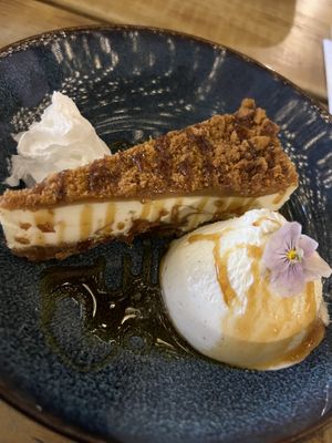 Biscoff cheesecake   at Super Natural Newcastle in Newcastle Upon Tyne
