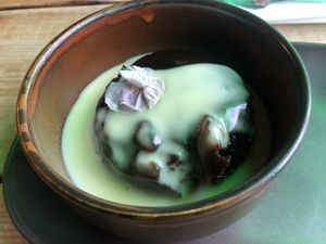 Evening menu sticky toffee pudding   at Super Natural Newcastle in Newcastle Upon Tyne