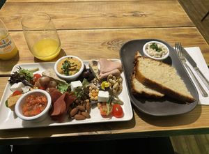 All vegan!  at Super Natural Newcastle in Newcastle Upon Tyne