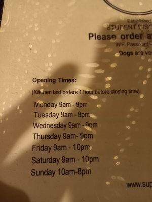 New Super Natural Opening Times! at Super Natural Newcastle in Newcastle Upon Tyne