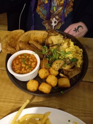 All Day Breakfast (without Tomato!) at Super Natural Newcastle in Newcastle Upon Tyne