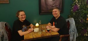 Two very happy customers  at Super Natural Newcastle in Newcastle Upon Tyne