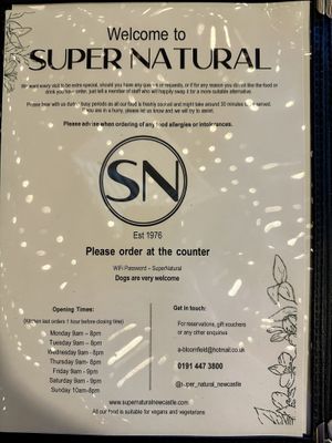   at Super Natural Newcastle in Newcastle Upon Tyne
