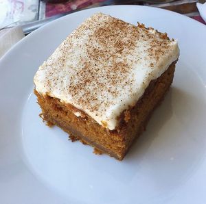 Pumpkin slice  at Super Natural Newcastle in Newcastle Upon Tyne