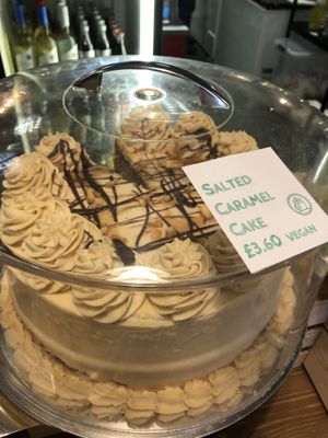Salted Caramel Cake 10/10 at Super Natural Newcastle in Newcastle Upon Tyne