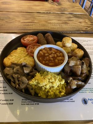 All Day Breakfast - huge portion! delicious at Super Natural Newcastle in Newcastle Upon Tyne