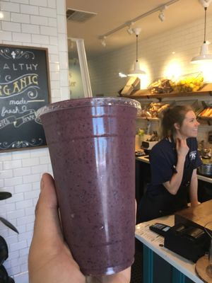 Faster stronger smoothie! at The Juice Parlor in North Hollywood