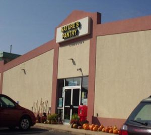 Customer entrance from the Southern parking area. at Nature's Pantry in State College