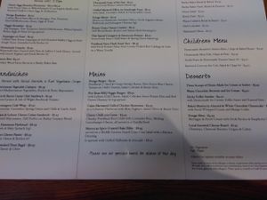 I took a quick snap of the menu so you can see the vegan items are clearly marked. at The Forage in Lyndhurst