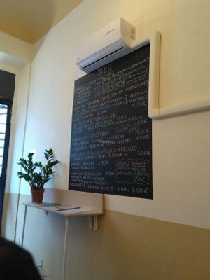 The Menu at Vegelicious in Florence