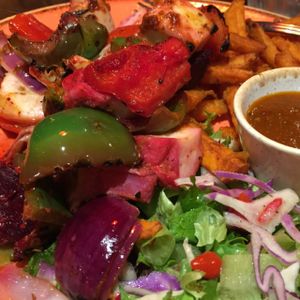 Haloumi Skewers at Las Iguanas in York