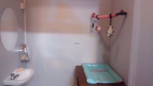 Baby changing at Ice Shack in Manchester