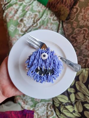 Halloween cinnamon-coffee cupcake at Ice Shack in Manchester