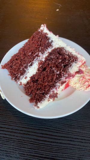 Red velvet cake !!!!   at Ice Shack in Manchester