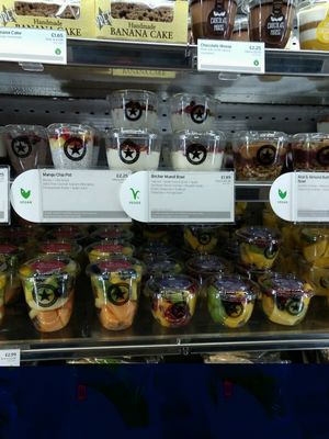 vegan options at Pret A Manger - Great Tower St in London