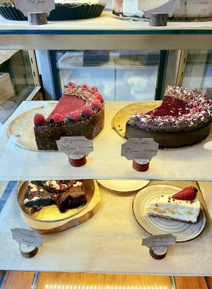 Middle section vegan (others not)  at Zapalka Coffee in Bydgoszcz