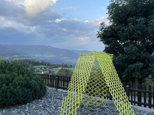 View from the main building  at Art-lodge in Verditz