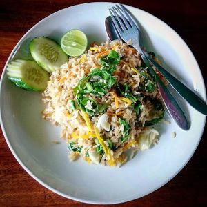 Fried rice at Organic Love in Koh Phangan