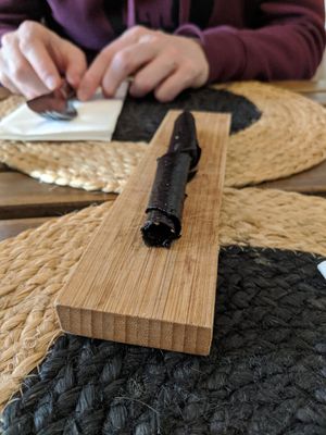 Fruit leathers with peanut butter filling at Naturabsolu in Villeneuve-les-avignon