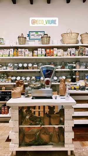 A granel at Eco-Viure in Mallorca