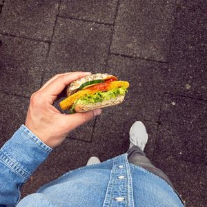 vegan schnitzel  at backWERK - Griesgasse in Salzburg
