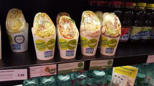 vegan wraps at backWERK - Griesgasse in Salzburg