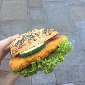 Burger/sandwich at backWERK - Griesgasse in Salzburg