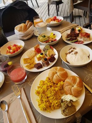 100% vegan breakast ♡ at La Vimea - Vegan Hotel & Vegan Restaurant in Naturno
