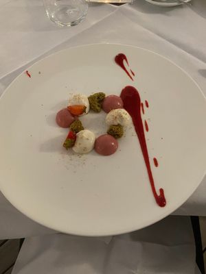 Strawberry bavaroise at La Vimea - Vegan Hotel & Vegan Restaurant in Naturno