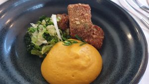 haselnuss seitan at La Vimea - Vegan Hotel & Vegan Restaurant in Naturno