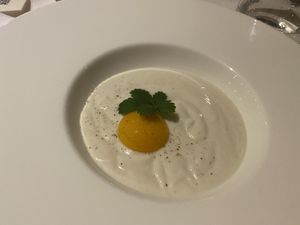 Mock egg at La Vimea - Vegan Hotel & Vegan Restaurant in Naturno