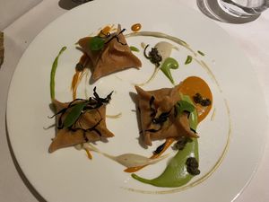 Ravioli at La Vimea - Vegan Hotel & Vegan Restaurant in Naturno