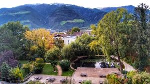 Garden (view from room) at La Vimea - Vegan Hotel & Vegan Restaurant in Naturno