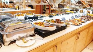 vegan breakfast buffet at La Vimea - Vegan Hotel & Vegan Restaurant in Naturno