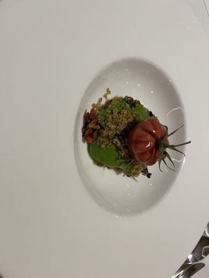 Starter at dinner  at La Vimea - Vegan Hotel & Vegan Restaurant in Naturno